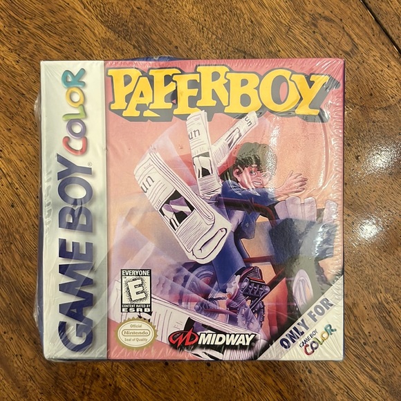 Sealed in Box Gameboy Color Paperboy Game - Picture 1 of 9